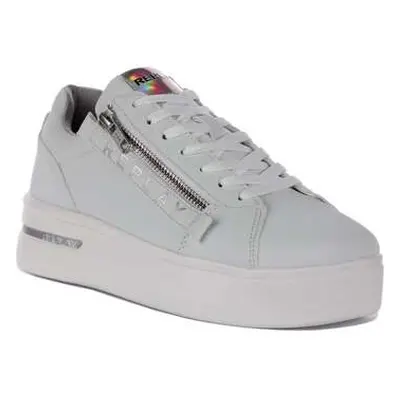 Replay University Zip women's Trainers in White