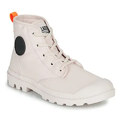 Palladium PAMPA HI TWILL~PEACH BLUSH~M women's Shoes (High-top Trainers) in Pink