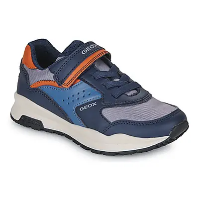 Geox J PAVEL boys's Children's Shoes (Trainers) in Marine