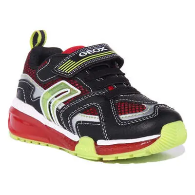 Geox J Bayonyc girls's Trainers in Red