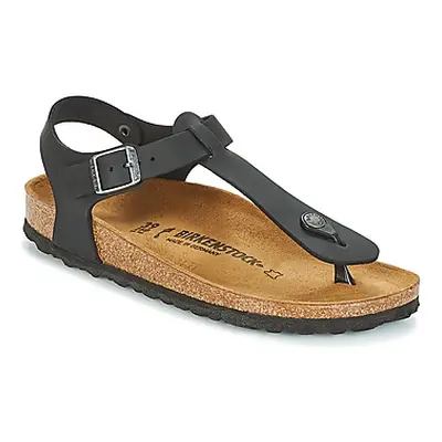 Birkenstock GIZEH women's Flip flops / Sandals (Shoes) in Black