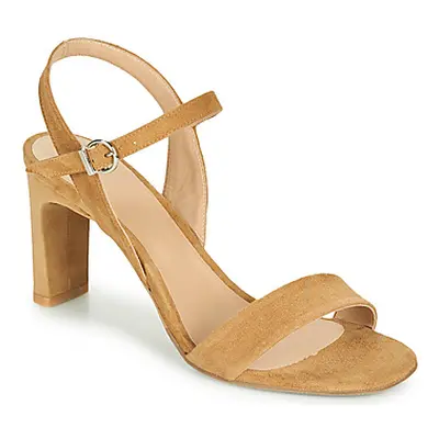 Perlato 11797-CAM-CAMEL women's Sandals in Brown