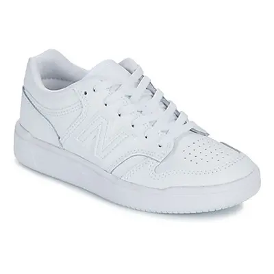 New Balance 480 girls's Children's Shoes (Trainers) in White