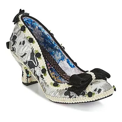 Irregular Choice BISH BASH BOW women's Court Shoes in Silver