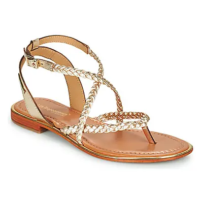 Les Tropéziennes par M Belarbi HONG women's Sandals in Gold