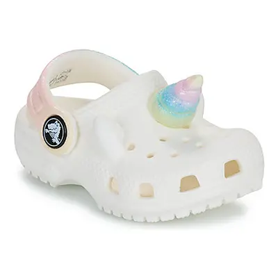 Crocs Classic IAM Rainbow UnicornCgT girls's Children's Clogs (Shoes) in Beige