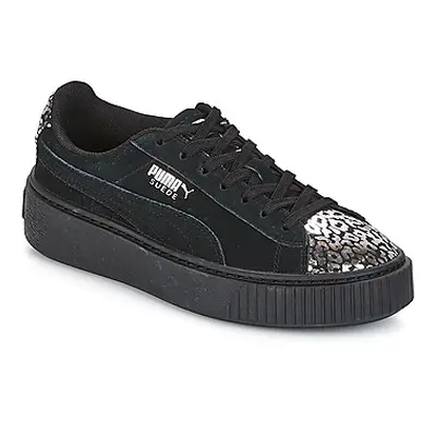 Puma G JR S PLATFORM ATHLUXE.BL girls's Children's Shoes (Trainers) in Black