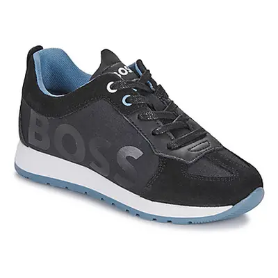 BOSS J51309/09B boys's Children's Shoes (Trainers) in Black