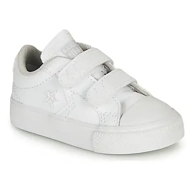 Converse STAR PLAYER OX girls's Children's Shoes (Trainers) in White