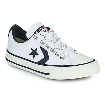 Converse STAR PLAYER OX girls's Children's Shoes (Trainers) in White