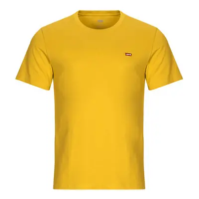 Levis SS ORIGINAL HM TEE men's T shirt in Yellow