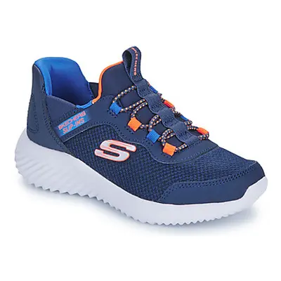 Skechers BOUNDER SLIP-INS boys's Children's Shoes (Trainers) in Blue