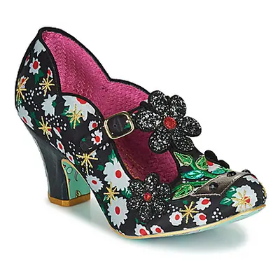 Irregular Choice Happy Houseplant women's Court Shoes in Black