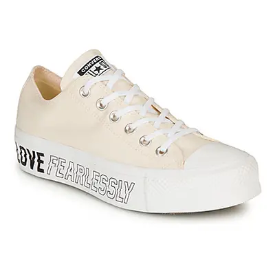 Converse CHUCK TAYLOR ALL STAR LIFT - OX women's Shoes (Trainers) in Beige