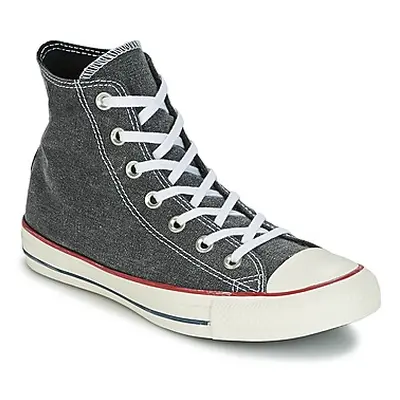 Converse Chuck Taylor All Star Hi Stone Wash women's Shoes (High-top Trainers) in Grey