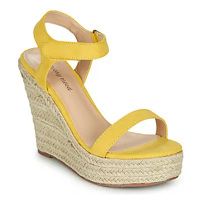 Moony Mood MARTA women's Sandals in Yellow