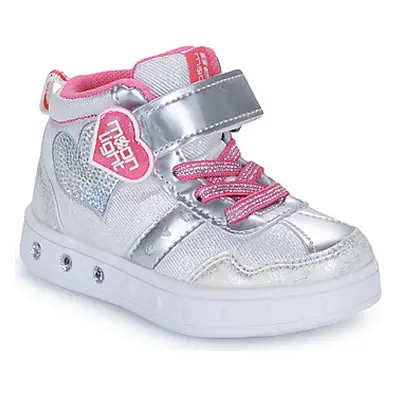 BEPPI 2194941-PRATEADO girls's Children's Shoes (High-top Trainers) in Silver