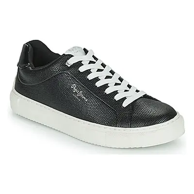 Pepe jeans ADAMS COLLINS women's Shoes (Trainers) in Black