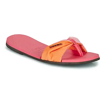 Havaianas YOU ST TROPEZ COLOR women's Flip flops / Sandals (Shoes) in Pink