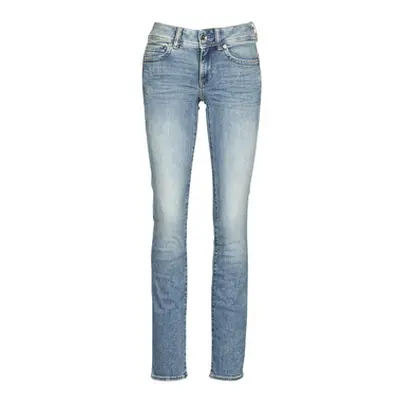 G-Star Raw MIDGE MID STRAIGHT WMN women's Jeans in Blue