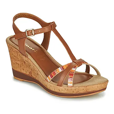 Tamaris THERESIA women's Sandals in Brown