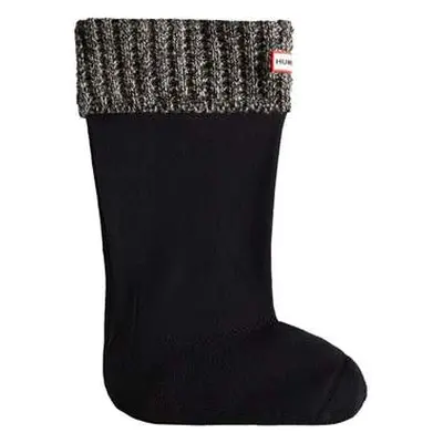 Hunter Waffle Tall men's High socks in Black