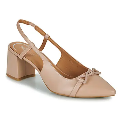 Geox D BIGLIANA women's Court Shoes in Beige