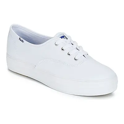 Keds TRIPLE CORE CANVAS women's Shoes (Trainers) in White