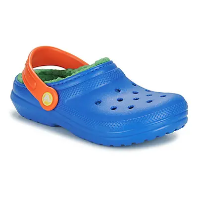 Crocs Classic Lined Clog K girls's Children's Clogs (Shoes) in Blue