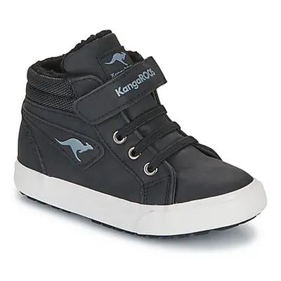 Kangaroos Kavu III boys's Children's Shoes (High-top Trainers) in Black