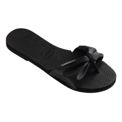 Havaianas YOU ST TROPEZ SHINE CLASSIC women's Mules / Casual Shoes in Black