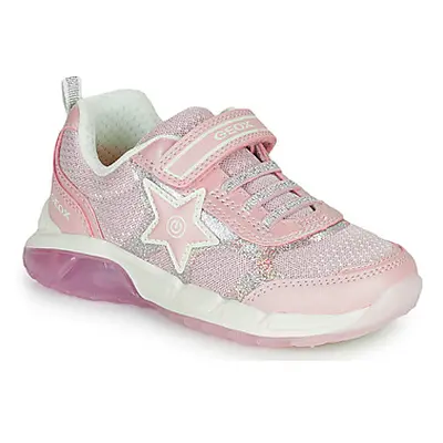 Geox J SPAZIALE GIRL A girls's Children's Shoes (Trainers) in Pink