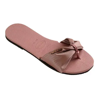 Havaianas YOU ST TROPEZ SHINE CLASSIC women's Mules / Casual Shoes in Pink