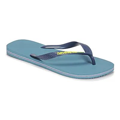 Havaianas BRASIL LOGO men's Flip flops / Sandals (Shoes) in Blue