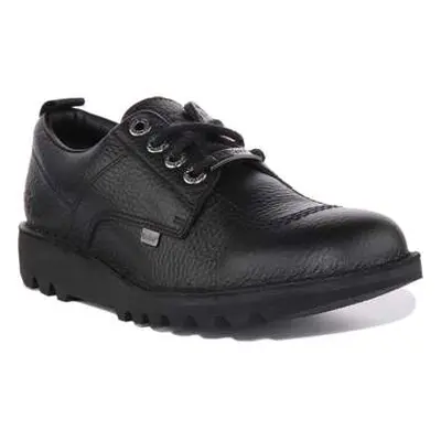 Kickers Kick Lo Tumble men's Slip-ons (Shoes) in Black