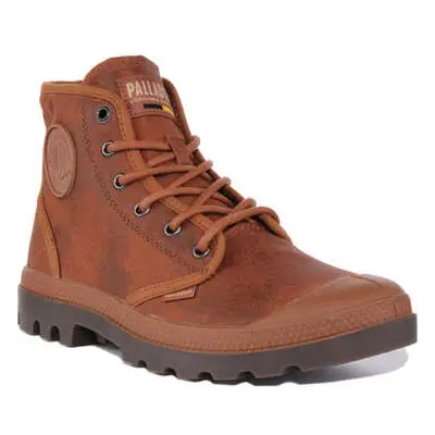 Palladium Pampa Hi Wax men's Boots in Brown