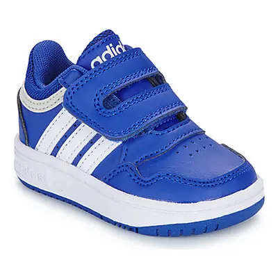 Adidas HOOPS 3.0 CF I boys's Children's Shoes (Trainers) in Blue