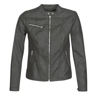 Only ONLMELANIE women's Leather jacket in Black