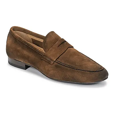 Brett & Sons FIRICE men's Loafers / Casual Shoes in Brown