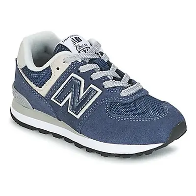 New Balance 574 girls's Children's Shoes (Trainers) in Blue