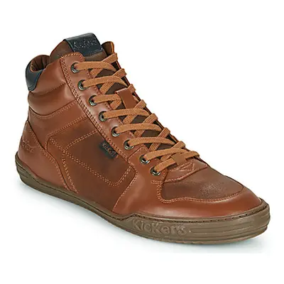 Kickers JEXPLOREHIGH men's Shoes (High-top Trainers) in Brown