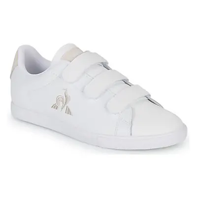 Le Coq Sportif ELSA VELCROS women's Shoes (Trainers) in White