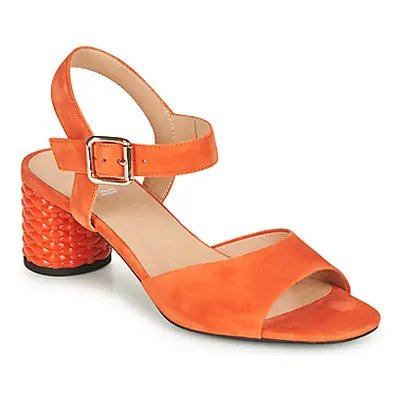 Geox D ORTENSIA MID SANDA women's Sandals in Orange