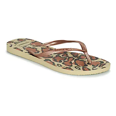 Havaianas SLIM ANIMALS women's Flip flops / Sandals (Shoes) in Multicolour