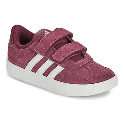 Adidas VL COURT 3.0 CF I boys's Children's Shoes (Trainers) in Red