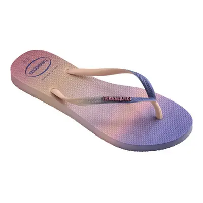 Havaianas SLIM GRADIENT SUNSET women's Flip flops / Sandals (Shoes) in Pink