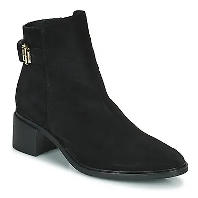 Tommy Hilfiger HARDWARE TH MID HEEL BOOT women's Mid Boots in Black