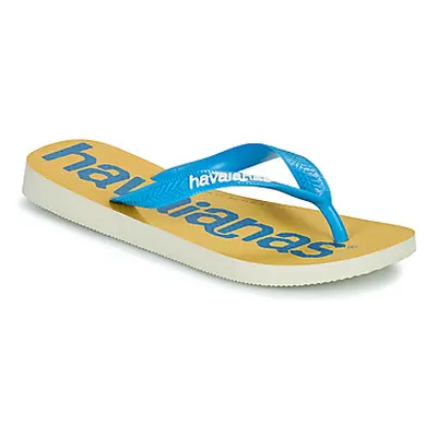 Havaianas TOP LOGOMANIA 2 women's Flip flops / Sandals (Shoes) in Yellow