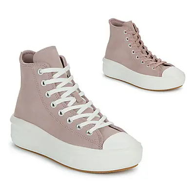 Converse CHUCK TAYLOR ALL STAR MOVE girls's Children's Shoes (High-top Trainers) in Pink