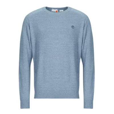 Timberland Cotton Raglan Sleeve CrewNeck Sweater men's Sweater in Blue